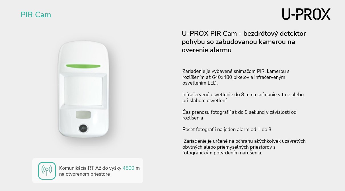 Uprox PIR Cam